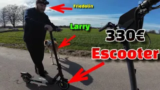 Überzeugt der 330 Euro E-Scooter auf der Straße ?