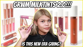 GRWM MILK TINTS VERSION 2.0 REVIEW! IS SHE ACTUALLY GIVING?!