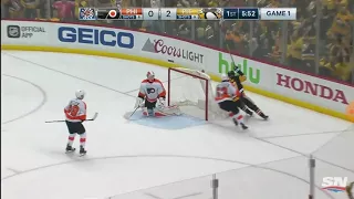 Malkin scores right out of the Penalty Box to put the Penguins Up 3-0 in game 1