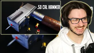 Daxellz Reacts to I did a thing I Made the World's Most Powerful Hammer!