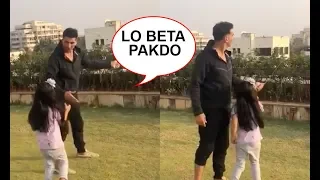 AWW! Akshay Kumar Fly Kites As Daughter Nitara Cutely Helps Him