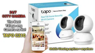 How To Configure TAPO C210 TP-Link Indoor Security Wi-fi Camera | The Best Talaga ang CCTV Na ito