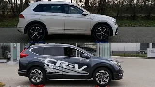 SLIP TEST - Volkswagen Tiguan 4Motion vs Honda CR-V Real Time AWD - @4x4.tests.on.rollers