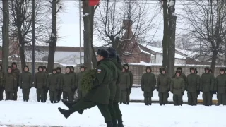 Митинг в Советске, посвящённый штурму Тильзита