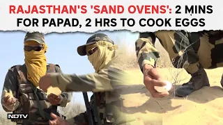 Heatwave In Rajasthan: BSF Jawan Roasts Papad On Bikaner’s Hot Sand As Temperature Soars