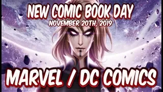 NEW COMIC BOOK DAY 11/20/19 MARVEL AND DC COMICS PREVIEWS OF EVERY BOOK, COVER, AND KEY! NCBD COMICS