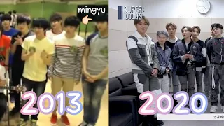 Mingyu being small for 39 seconds (2013 and 2020)