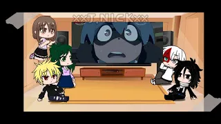 MHA react to deku as silver wolf|| 2 ||