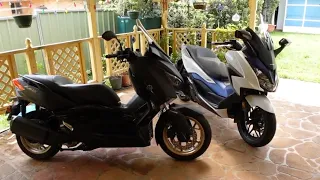 2021 Honda Forza 350 Vs Yamaha Xmax 300 - First Review  Episode1.