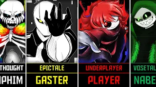 The Strongest Character In Each Undertale AU.