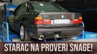 TRENUTAK ISTINE: Merimo snagu 33 godine starom BMW-u E34 535i!