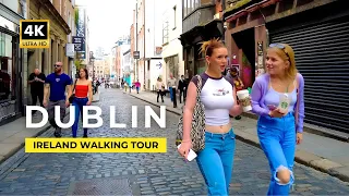 Dublin, Ireland :Summer walk through the streets of city