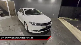 2016 Chrysler 200 Limited Platinum Limited Platinum Whatcom  Seattle  snohomish  Tacoma  scagit
