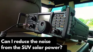 Can I improve the solar installation in the SUV? - Portable Ham Radio