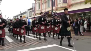 ILT City of Invercargill Highland Pipe Band - Winning, and Innovative, Street March - Timaru 2013