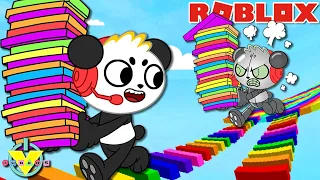 Robo Vs Combo! DON'T FALL IN ROBLOX SHORTCUT OBBY! Let's Play!!