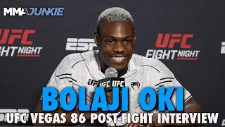 Bolaji Oki Stunned by Split Decision Scoring, Sees Division as 'Meat' | UFC Fight Night 236