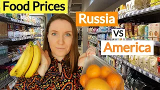 How Much Food Can an Average Russian vs  American  Afford For a Median Salary?
