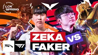 ОГНИЩЕ В МАТЧЕ FAKER VS ZEKA | T1 VS HLE | LCK SPRING 2023