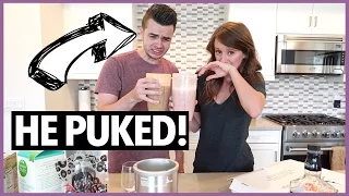 SMOOTHIE CHALLENGE GONE WRONG!