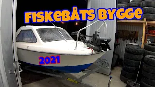 Crescent 495 HT - Fiskebåts projekt 2021 Del 2 - Slipning och ny 4-takts motor