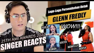 Medley Song - Lagu-Lagu Persembahan Untuk Glenn Fredly | 25th AMI Awards 2022 | SINGER REACTION