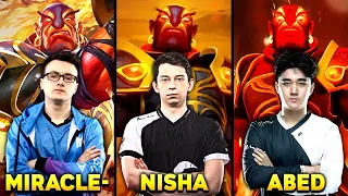 WHO IS THE BEST EMBER SPIRIT?! - Miracle- vs Nisha vs Abed