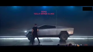 Elon Musk breaks unbreakable Cybertruck window