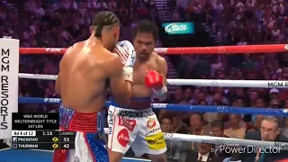 Pacquiao vs  Thurman Round 4 boxing 2019 fight HD HD 720p