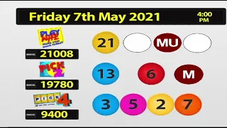 NLCB Online Draws   Friday 7th May 2021