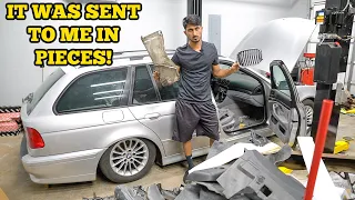 WORST REPAIRS I'VE EVER SEEN! E39 540i 6 Speed Touring. A "shop" did this!