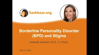 Borderline Personality Disorder (BPD) and Stigma with Dr. Amanda Uliaszek