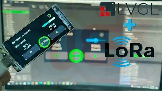 ESP32S3 UI Design Using SquareLine Studio with LVGL For LA66 LoRaWAN Module