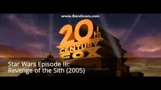Star Wars 20th century Fox 1977-2005