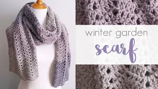 How To Crochet The Winter Garden Scarf