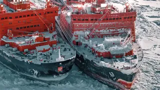 The nuclear icebreaker "Yamal".🇷🇺🇷🇺