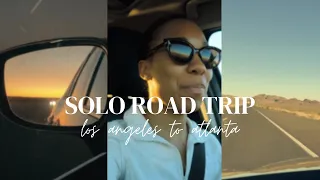 solo cross-country road trip // driving alone from los angeles to atlanta