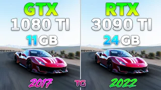 GTX 1080 Ti vs RTX 3090 Ti Test in 8 Games