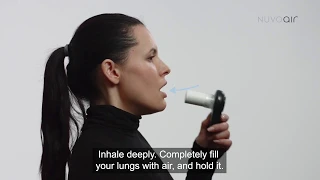 How to take a home spirometry test with NuvoAir