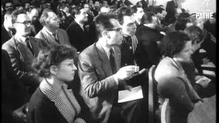 Model Of The Sputnik On Display In Moscow  (1957)