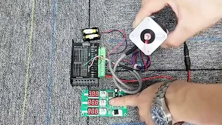 stepper motor control by pulse