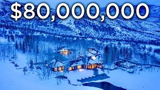 Touring a Billionaire's $80,000,000 Aspen Colorado Mountainside Ranch