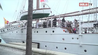 Así es por dentro el buque escuela Juan Sebastián Elcano que visitó Doña Sofía en Miami | ¡HOLA! TV