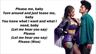 Cardi B & Bruno Mars - Please Me (Lyrics)