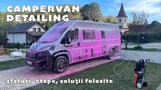 Campervan detailing | sfaturi, etape și soluții folosite la detailing