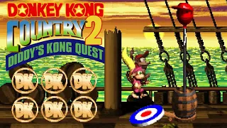 Donkey Kong Country 2: Diddy's Kong Quest - All DK Coin Locations