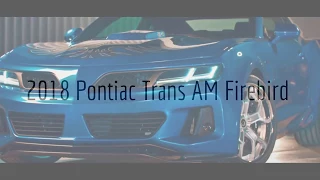 2018 Pontiac Trans AM Firebird