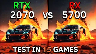 RTX 2070 vs RX 5700 | Test In 15 Games at 1080p | 2023