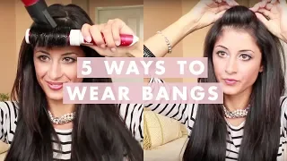 5 Different Ways to Wear Bangs