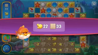 Fishdom HARD level 1129 Gameplay (iOS Android)